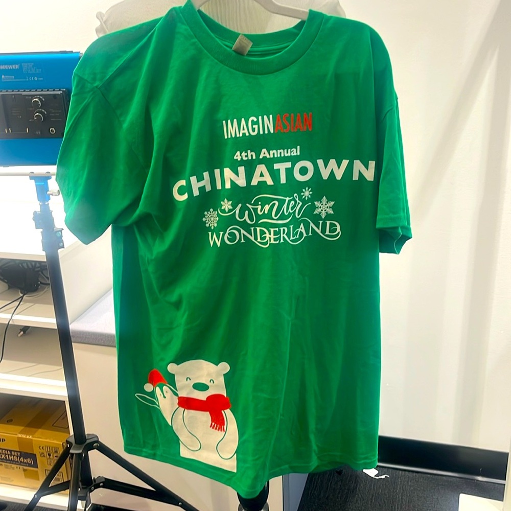 Imagine Asian green t-shirts